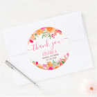 Chic Bold fall floral watercolor bridal shower