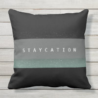 Chic Bold Staycation Outdoor Decor Pillow