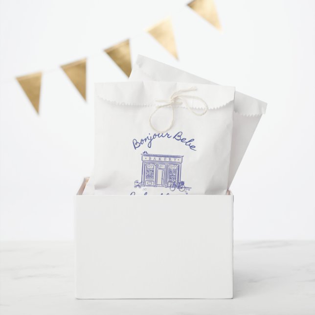 Chic Bonjour bebe baby shower Favour Bags (Party)