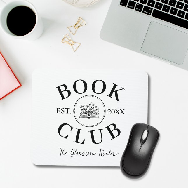 Chic Book Club Members Personalised Gift Mousepad (Creator Uploaded)