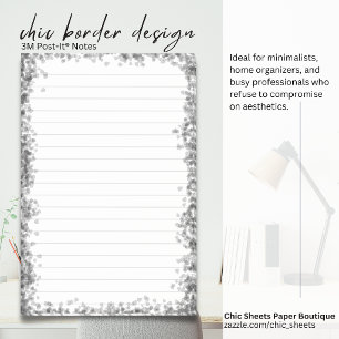 Chic Border Design 3M Post-it® Notes