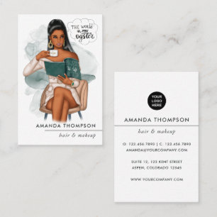 Chic Boss Woman Business Card