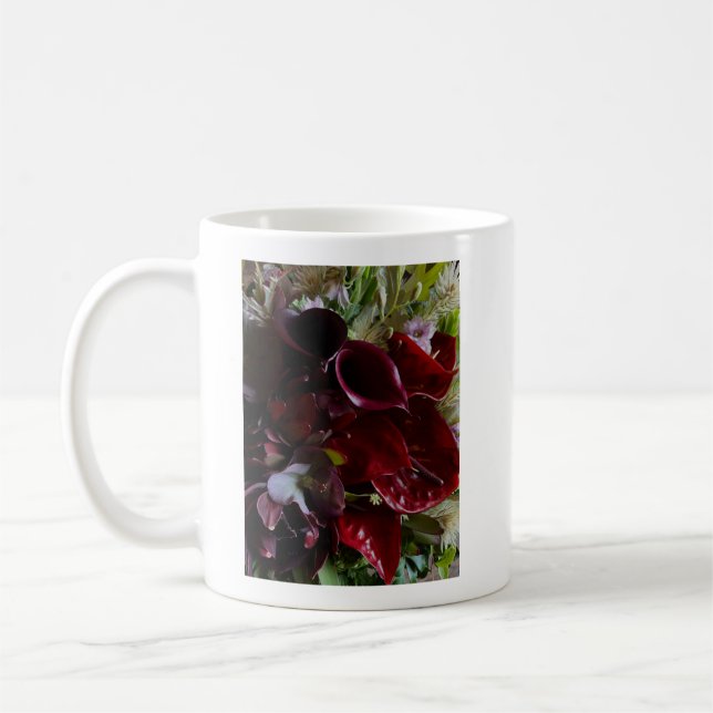 Chic Botanical Flower Mug (Left)
