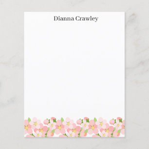 Chic Botanical Letter Writing Paper