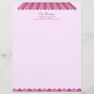 Chic Boutique letterhead Design
