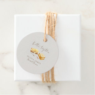 Chic Bread and Butter bridal shower Favour Tags