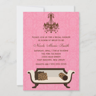 Chic Bridal Shower Invitation