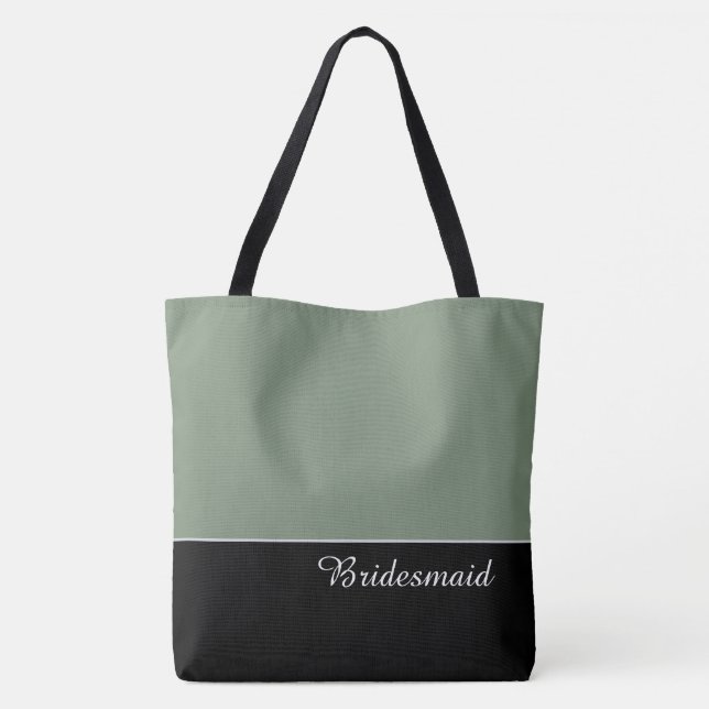 Chic Bridesmaid Tote Bag (Back)
