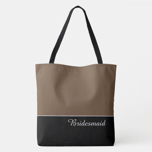 Chic Bridesmaid Tote Bag (Back)