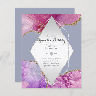 CHIC BUDGET BRUNCH and BUBBLY AGATE GLITTER Inv