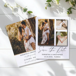 Chic Budget Photo Save Our Date Invitation
