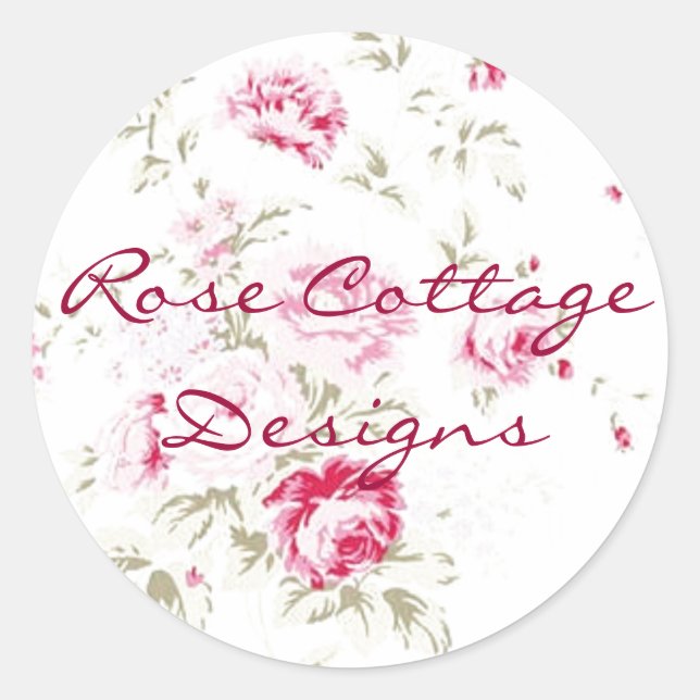   CHIC BUSINESS / OCCASION GIFT WRAP STICKER (Front)