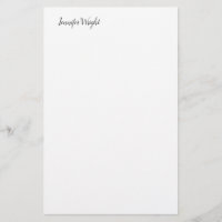 Chic calligraphy minimalist custom name