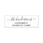 Chic Calligraphy Return Address