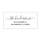 Chic Calligraphy Return Address