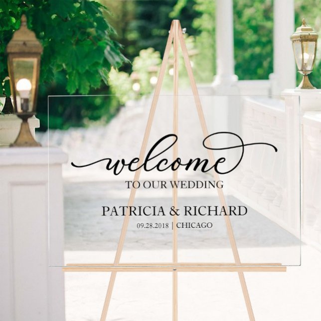 Chic Calligraphy Welcome to our Sign (Creator Uploaded)