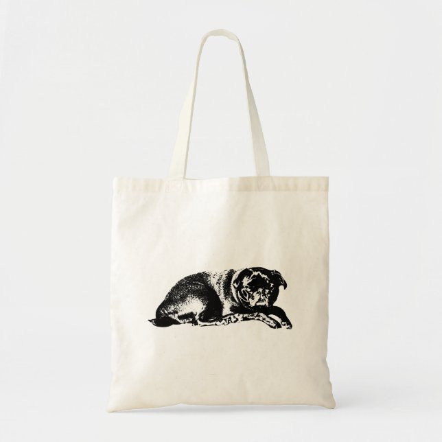Chic Carry, Peaceful Utility Tote Bag (Front)