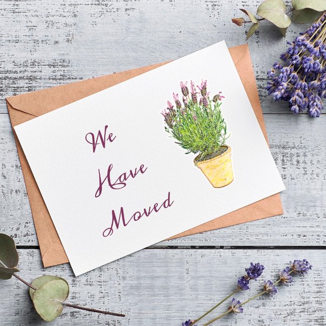 Chic Change of address  | Moving Announcement Postcard (Creator Uploaded)