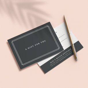 Chic Charcoal   Gift Certificate