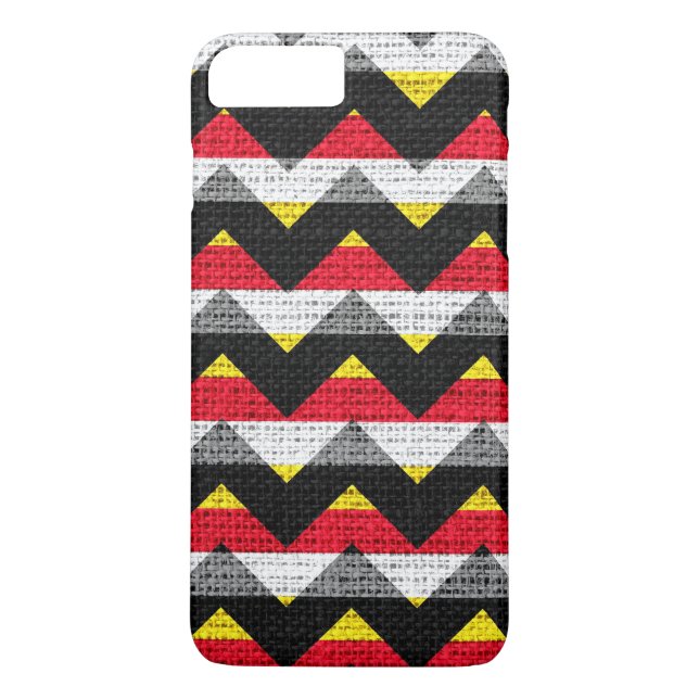 Chic Chevron Burlap Rustic #42 Case-Mate iPhone Case (Back)
