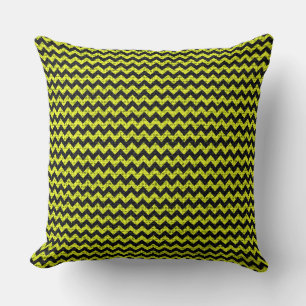 Chic Chevron Burlap Rustic #4 Cushion
