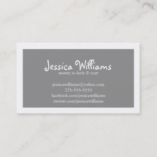 Chic Chevron Calling Card