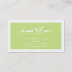 Chic Chevron Calling Card