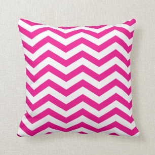 Chic Chevron   fuschia Cushion