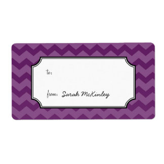 Chic chevron pattern purple to from custom gift