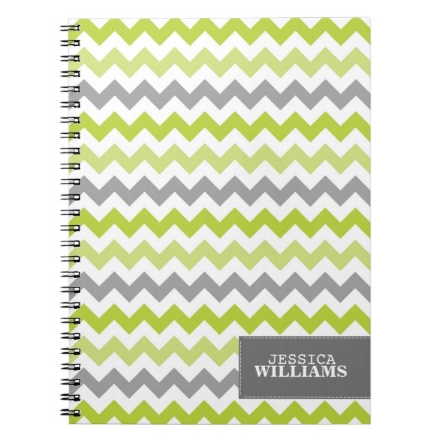 Chic Chevron Spiral Notebook (Front)