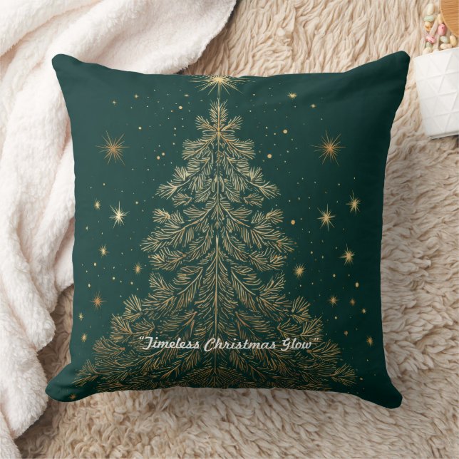 “Chic Christmas Brilliance” Cushion (Blanket)