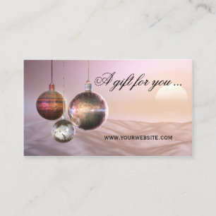 Chic Christmas Gift Certificate Template