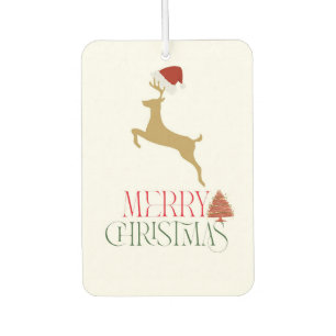 Chic Christmas scandinavian pattern Car Air Freshener