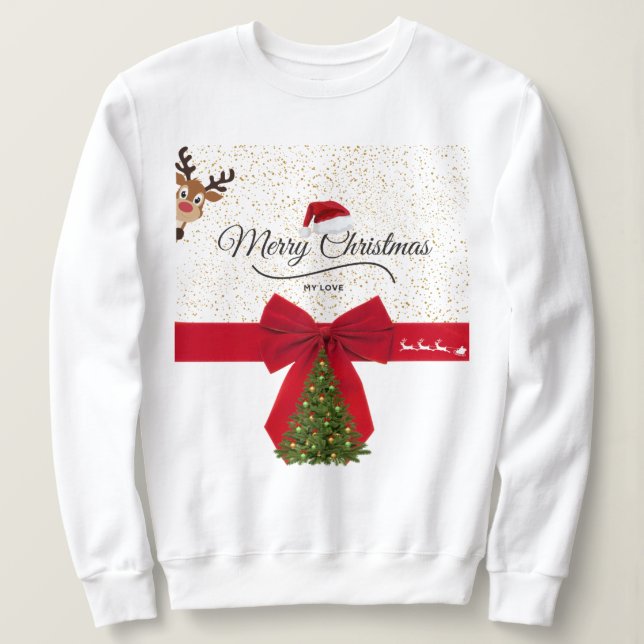 Chic Christmas Sweatshirt (Design Front)