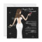 Chic Cocktail Bride Bridal Shower Invitation Black
