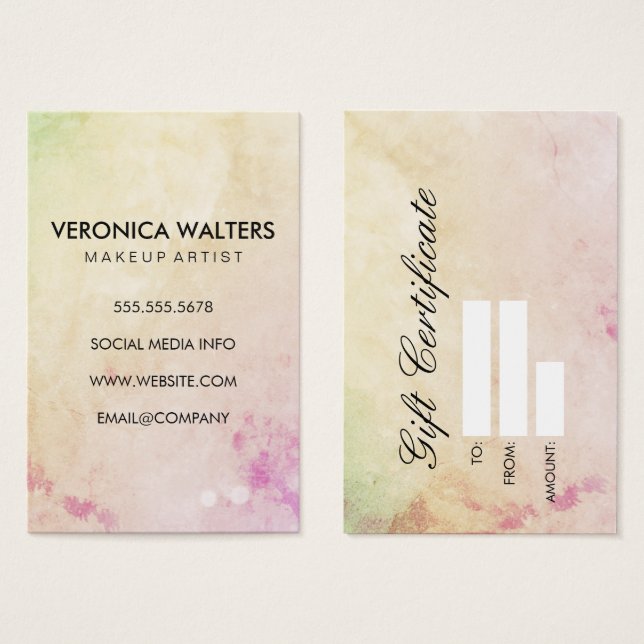 Chic Colourful Grunge (Front & Back)