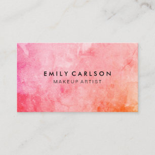Chic Colourful Grunge Business Card
