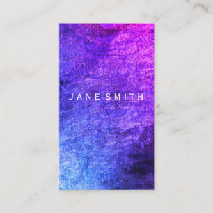Chic Colourful Grunge Business Card