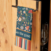 Chic Colourful Mushroom Custom Name Quote Stylish