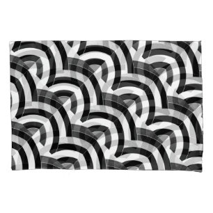 chic contemporary elegant chevrons pillowcase