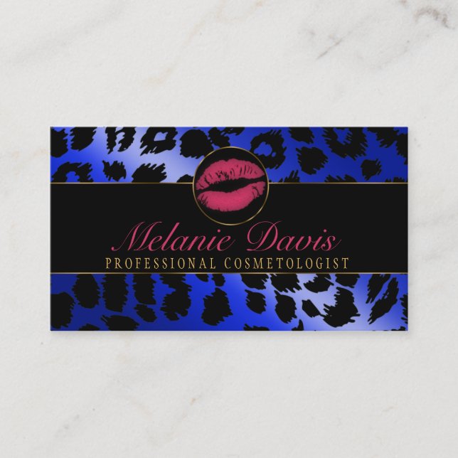 Chic Cosmetology Business Card (Front)