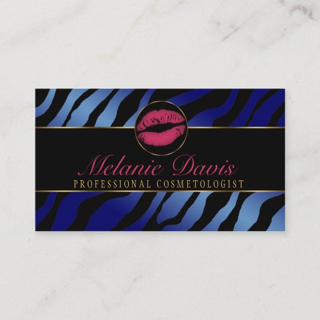 Chic Cosmetology Business Card (Front)