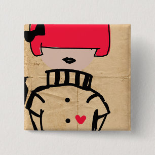 Chic Couture 15 Cm Square Badge