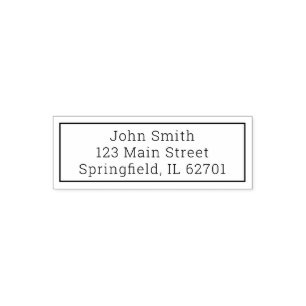 Chic Custom Address Stamp for Home or Office