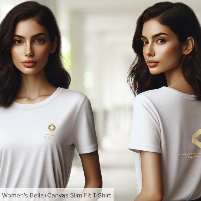 Chic Customisable Business Logo Tee (Creator Uploaded)