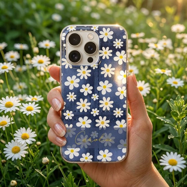 Chic Daisies on Denim  (Creator Uploaded)