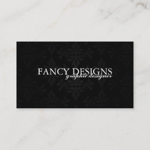 Chic Damask Business Card