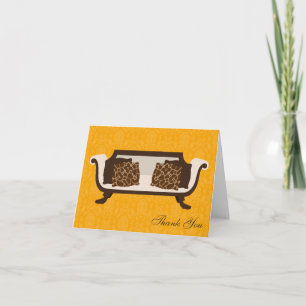 Chic Decor Folded Thank You Notes