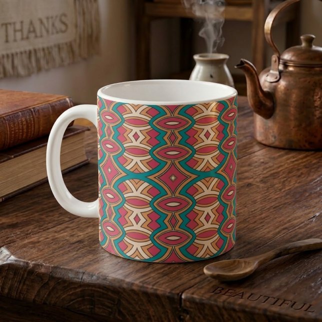 Chic Diamond & Oval Symmetry Coffee Mug (Creator Uploaded)