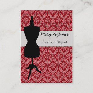 chic dressmaker mannequin Business Cards